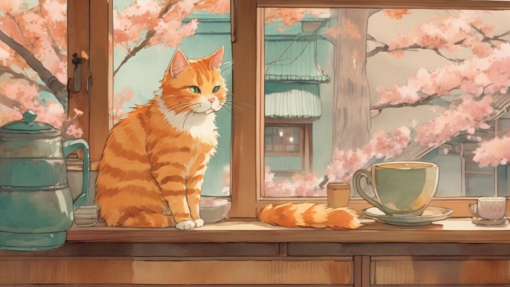 アブニールブリアン - Cat Cafe Cafe in Katano, Japan