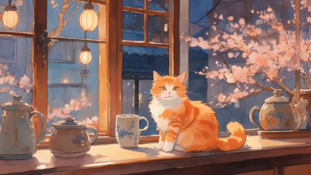 譲渡型保護猫Ｃａｆｅあおねこ - Cat Cafe Cafe in Tagami, Japan