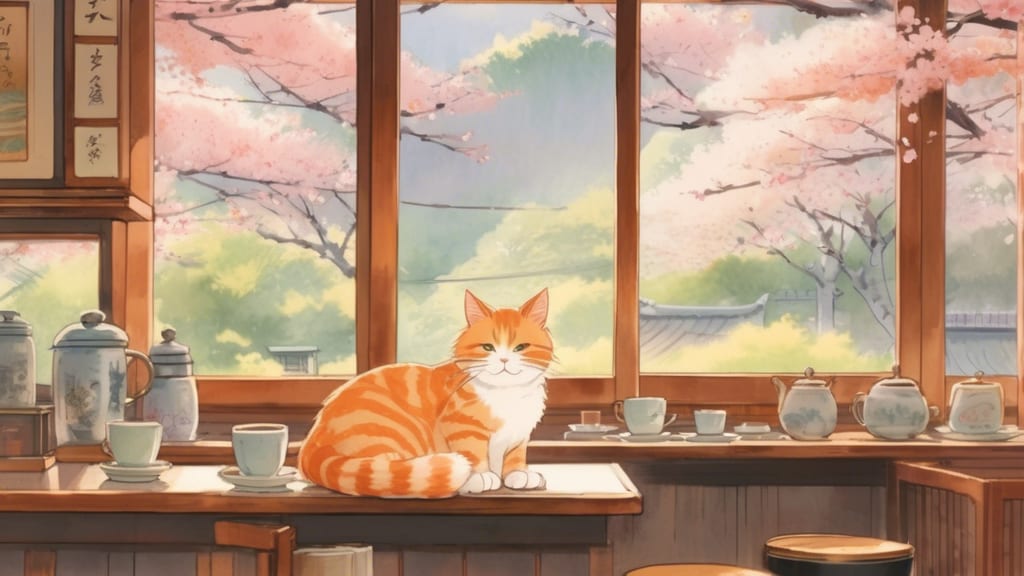 Nekogasuki - Cat Cafe Cafe in Tsu, Japan
