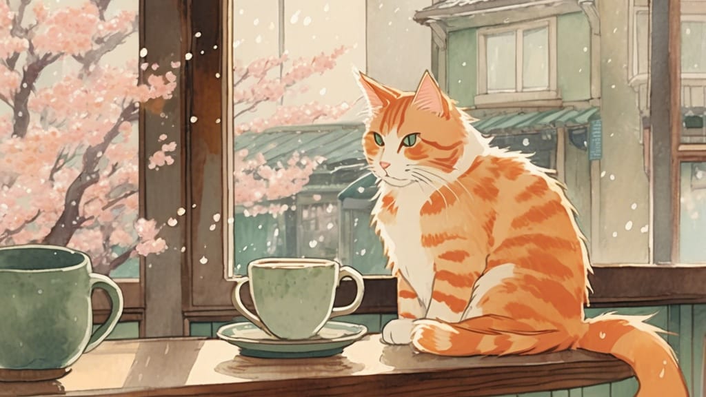 喫茶店くますけ工房やま猫農泊 - Cat Cafe Cafe in Iwate, Japan