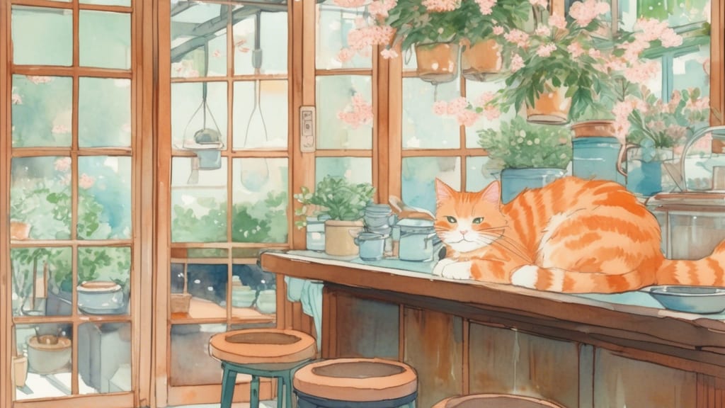 カフェニャンコプラス - Cat Cafe Cafe in Sasebo, Japan