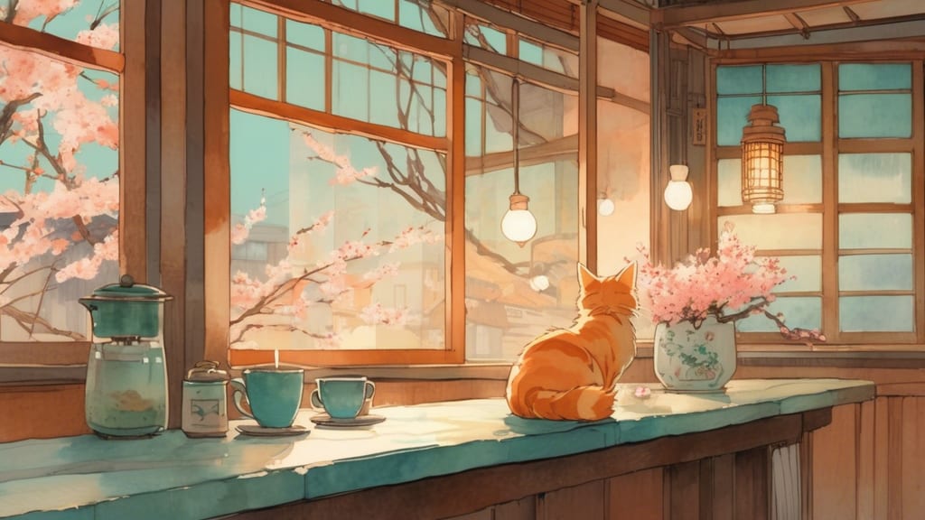 Neko to Megane Roastery - Cat Cafe Cafe in Otsu, Japan