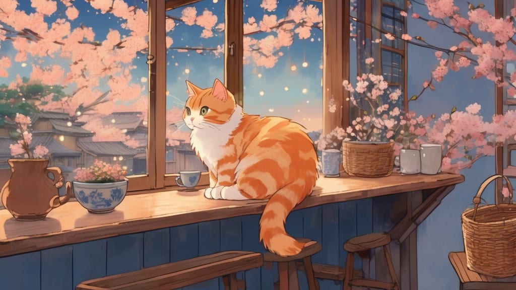 Kuronekoya Coffee - Cat Cafe Cafe in Fukuoka, Japan