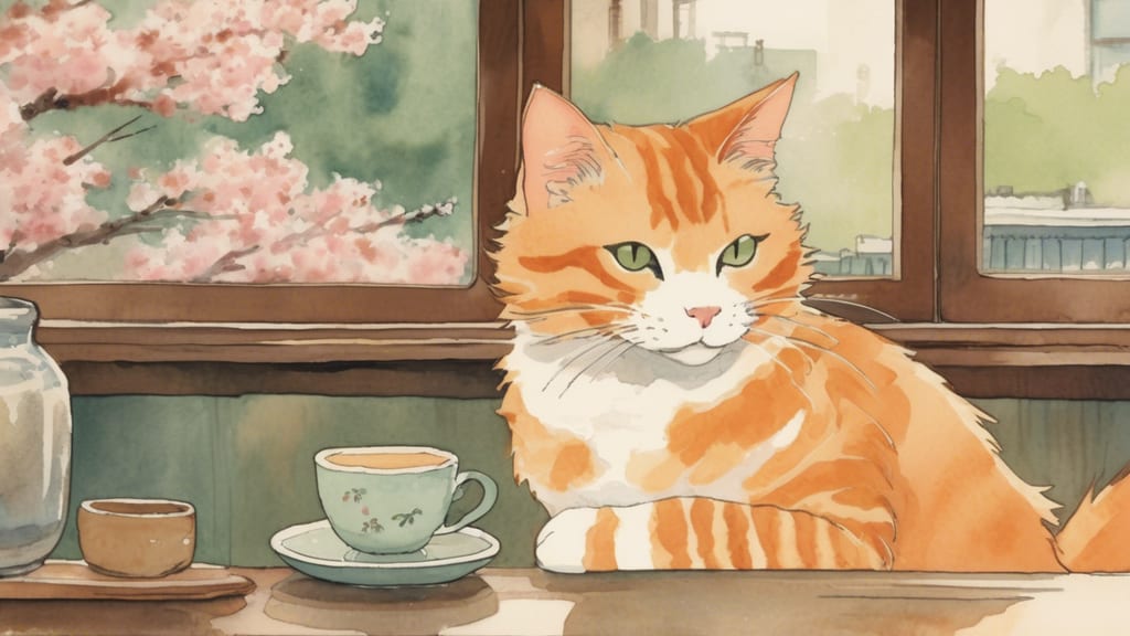 キッチンねこ - Cat Cafe Cafe in Ishinomaki, Japan