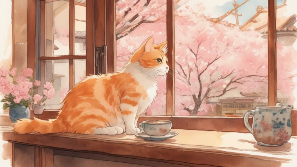 キャット - Cat Cafe Cafe in Takaoka, Japan