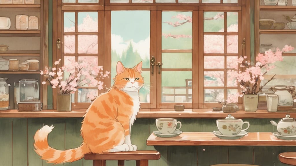 Nekozane Coffee - Cat Cafe Cafe in Urayasu, Japan