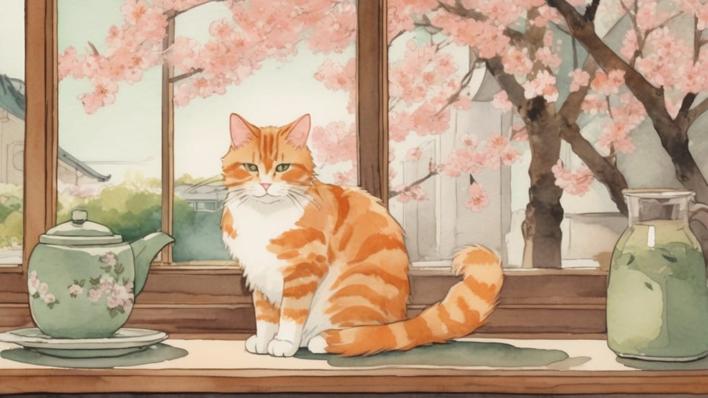 Neko Cafe Tsumugino - Cat Cafe Cafe in Hatsukaichi, Japan