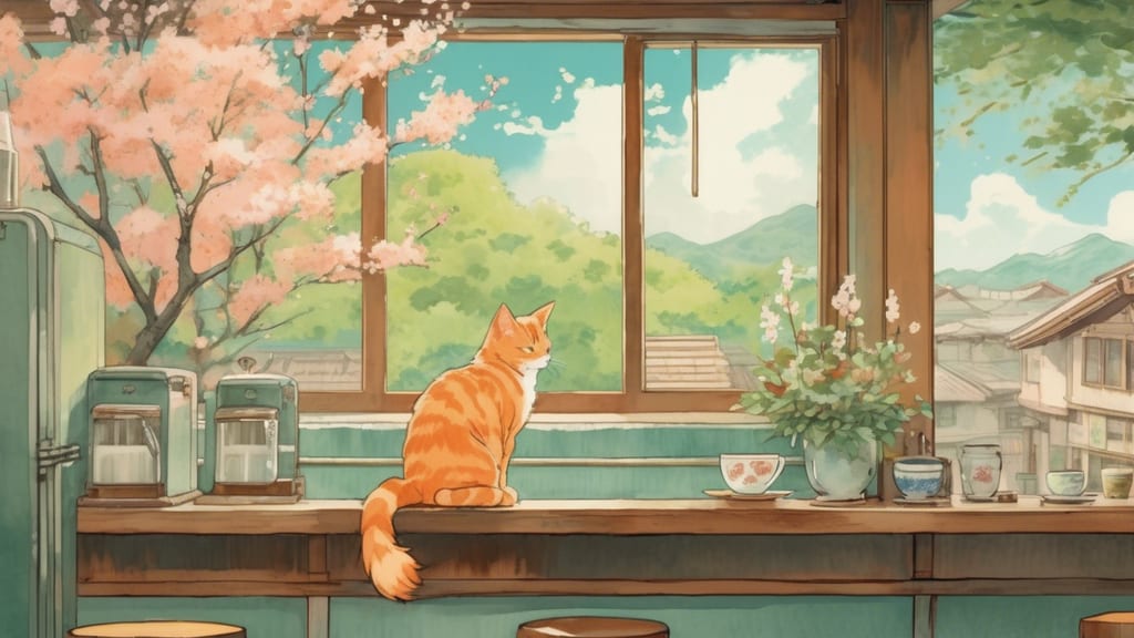 ネコカイ - Cat Cafe Cafe in Kumamoto, Japan