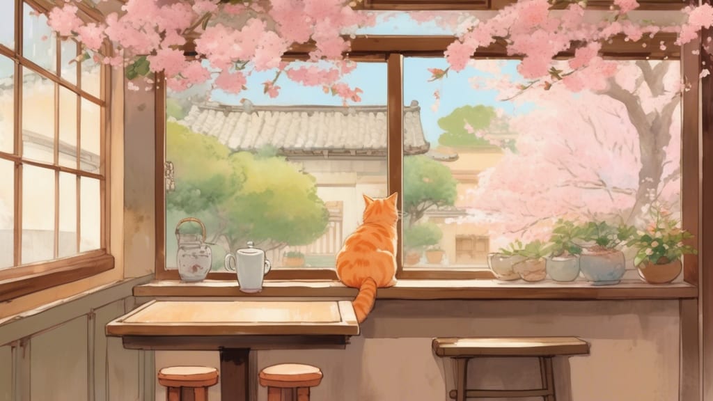 Blue Cat Cafe - Cat Cafe Cafe in Okayama, Japan