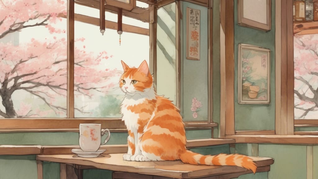 きゃっとている - Cat Cafe Cafe in Ichikawa, Japan
