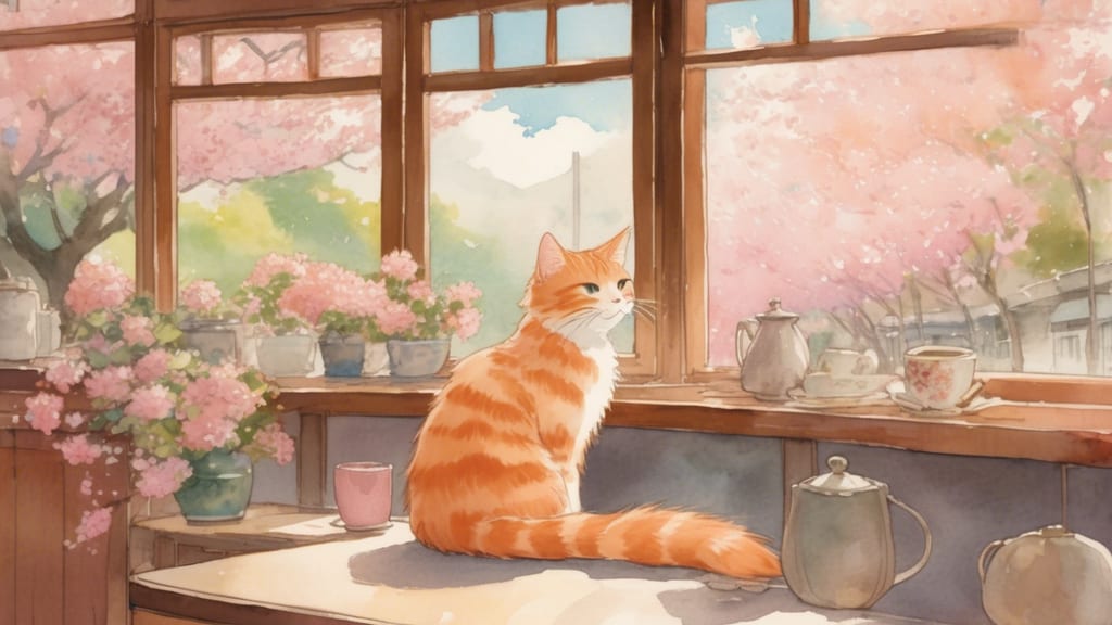 coorikuya - Cat Cafe Cafe in Hamamachi, Japan