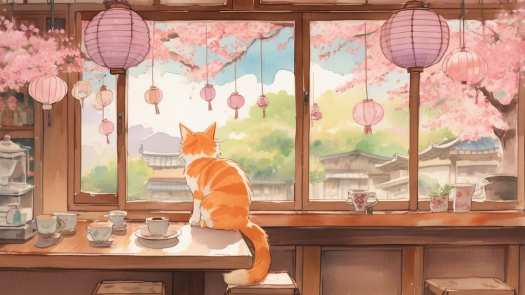 Bistro And Bar 猫の尻尾 - Cat Cafe Cafe in Furukawa, Japan