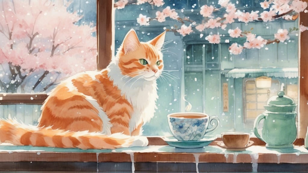 猫のしっぽ - Cat Cafe Cafe in Nanyō, Japan