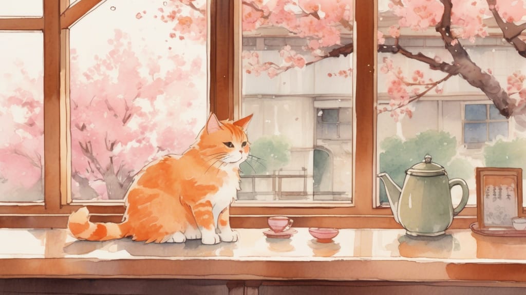 Nekonosanpomichi - Cat Cafe Cafe in Ama, Japan