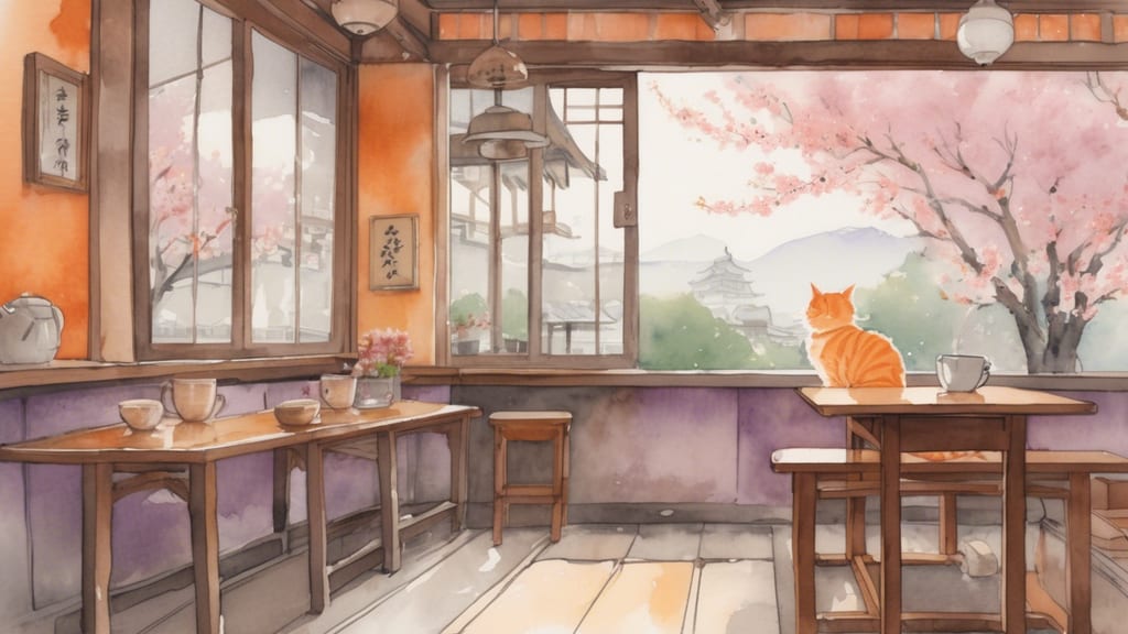 猫の巣窟 - Cat Cafe Cafe in Motoyoshi District, Japan