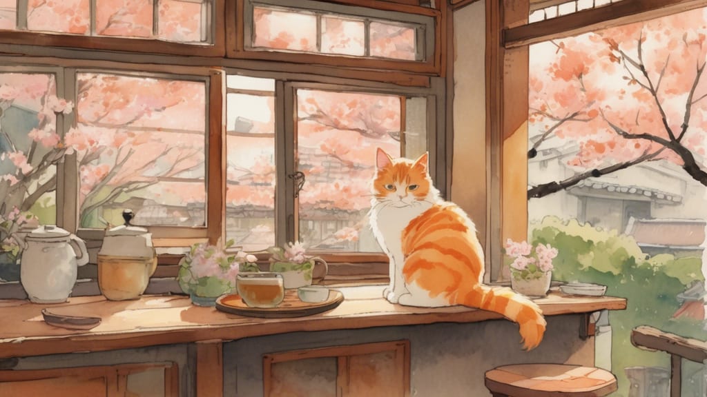 Nekonomiya Shrine - Cat Cafe Cafe in Higashiokitama District, Japan