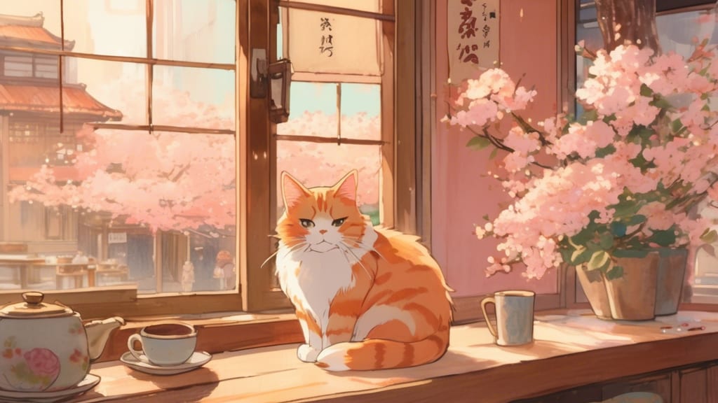 cafe渚 - Cat Cafe Cafe in Kasaoka, Japan