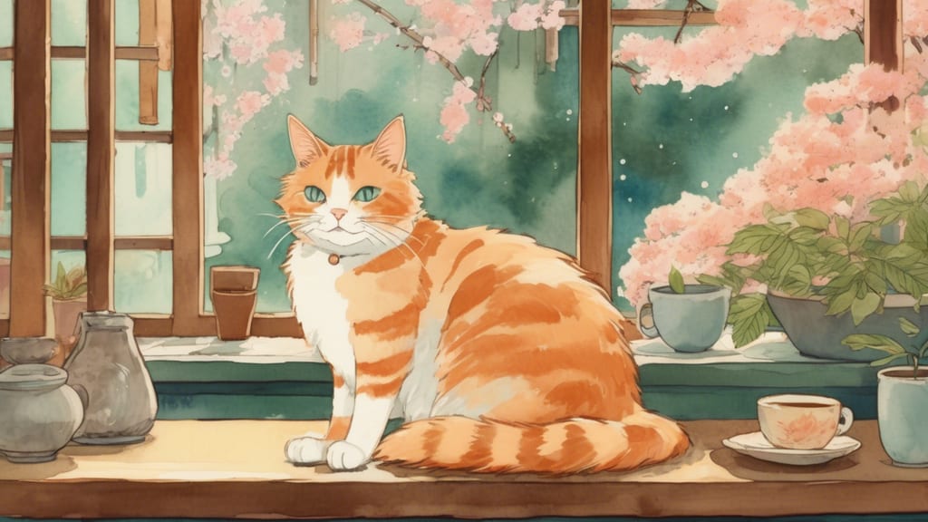 喫茶･軽食 猫と橋 - Cat Cafe Cafe in Nasukarasuyama, Japan