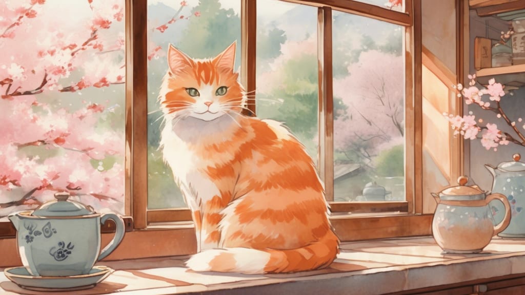 Fluffy's cafe - Cat Cafe Cafe in Kyoto, Japan
