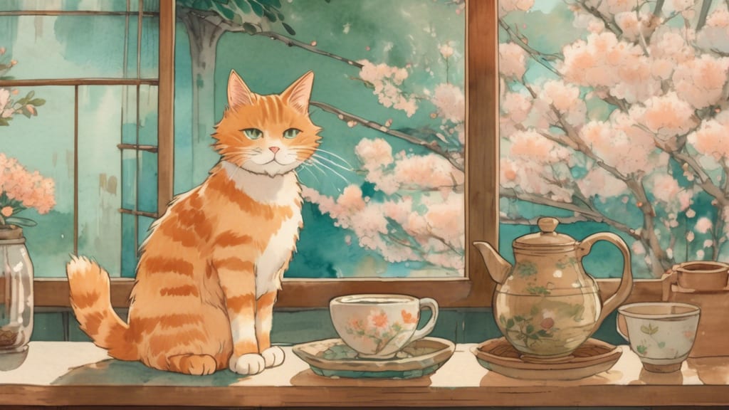 cafe猫田屋 - Cat Cafe Cafe in Ikeda, Japan