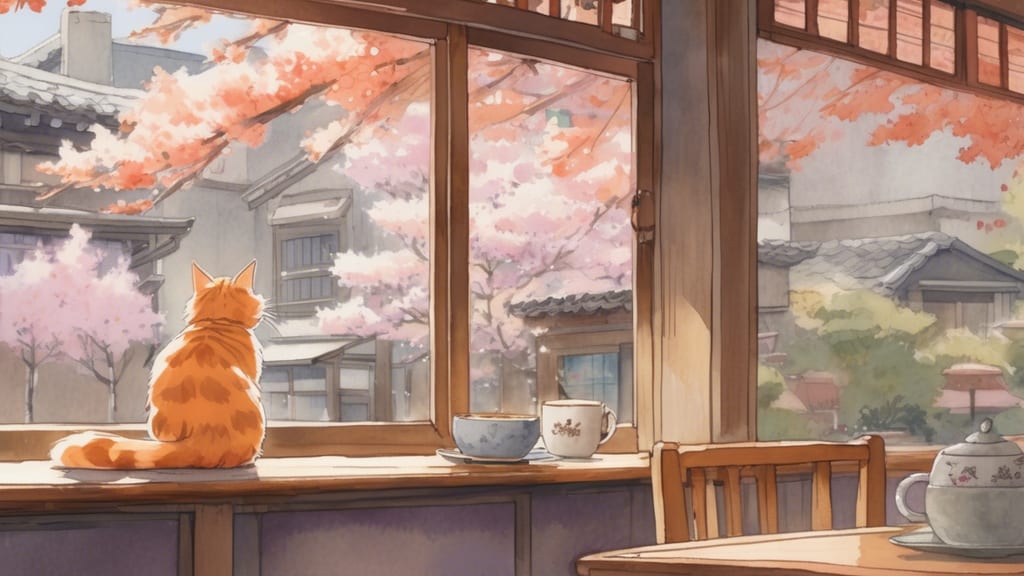 Mellow Cafe - Cat Cafe Cafe in Nakajima, Japan