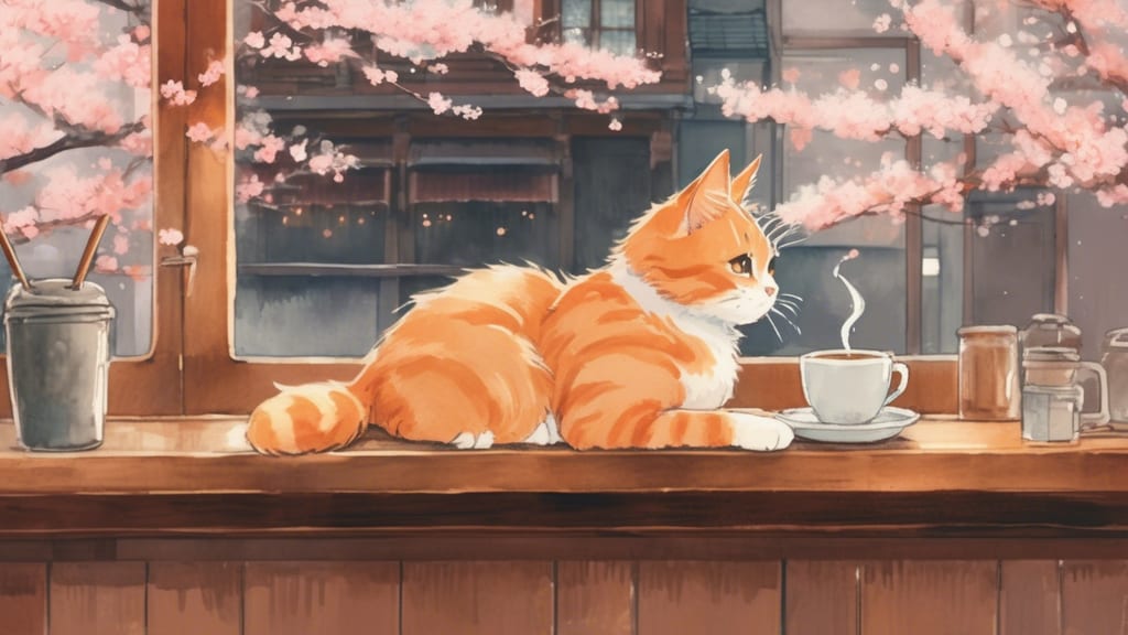 幸せのタネ製造所Cafeモフモフ社 - Cat Cafe Cafe in Sasebo, Japan