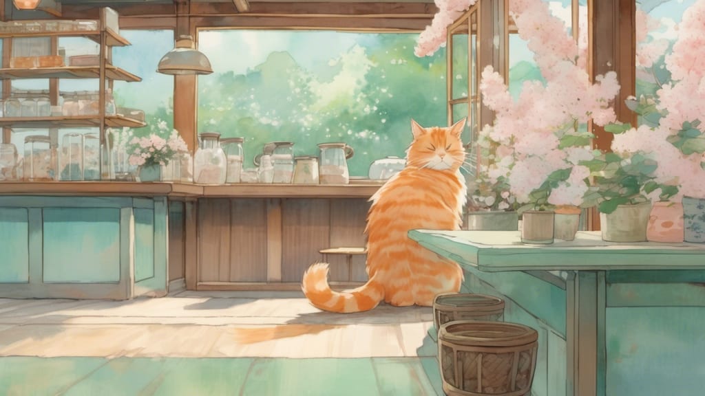 coorikuya - Cat Cafe Cafe in Uki, Japan