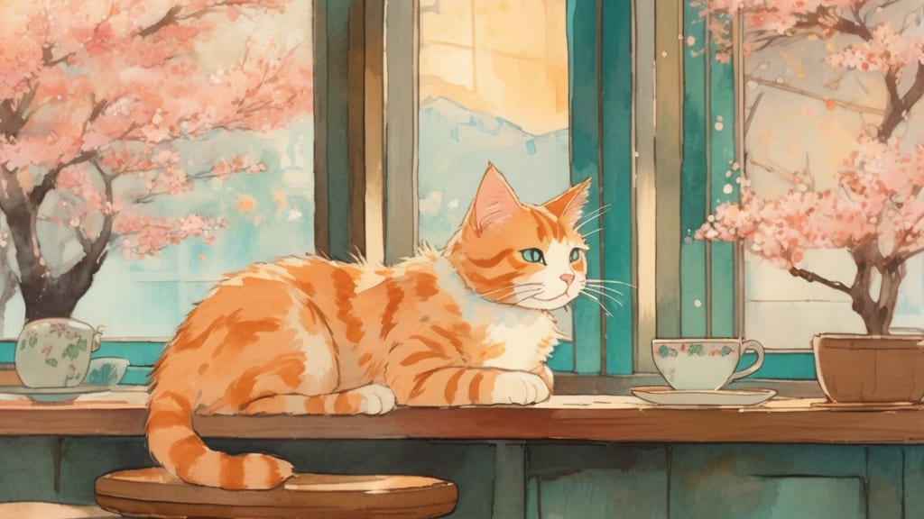 Kissa Kishi - Cat Cafe Cafe in Kanazawa, Japan