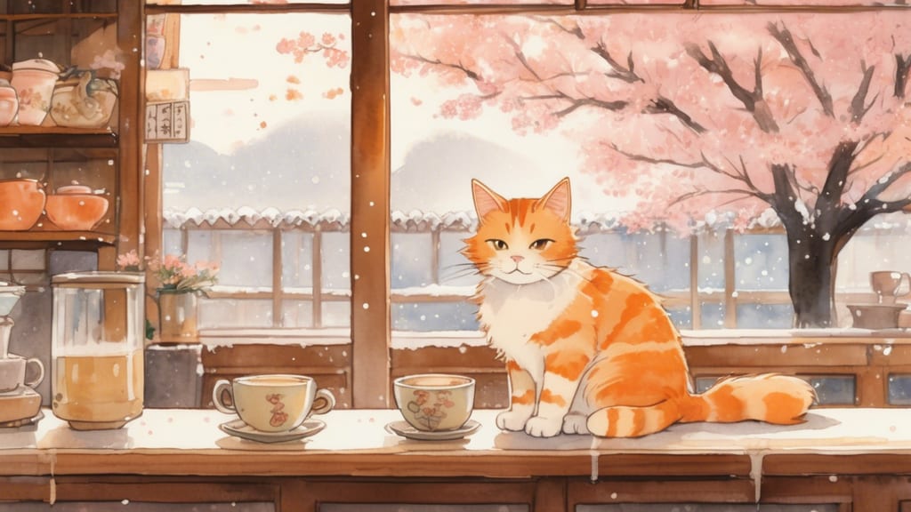 花猫風月 - Cat Cafe Cafe in Minamitsuru District, Japan
