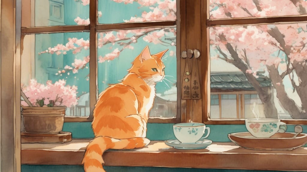 猫カフェ & ドッグカフェ PochiとTama - Cat Cafe Cafe in Yoshida, Japan