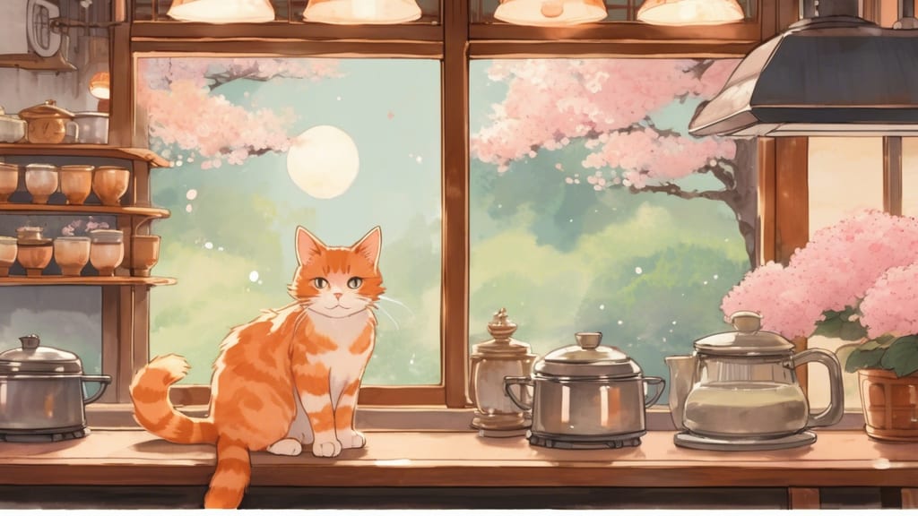 Nekokatton - Cat Cafe Cafe in Hiroshima, Japan