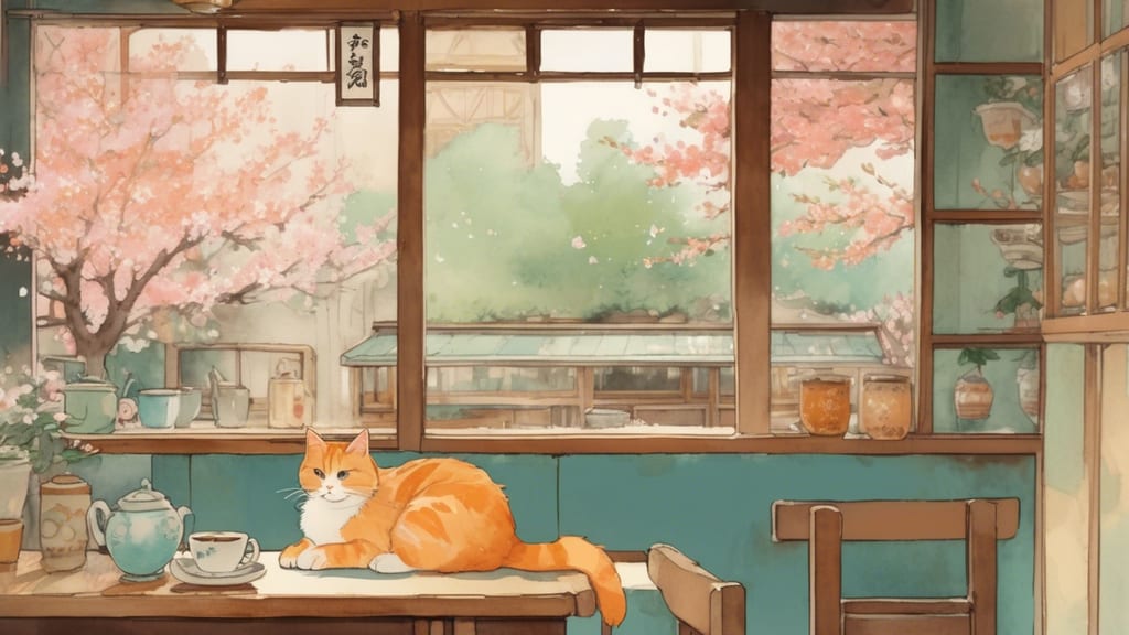 Kuronekodō - Cat Cafe Cafe in Ishinomaki, Japan