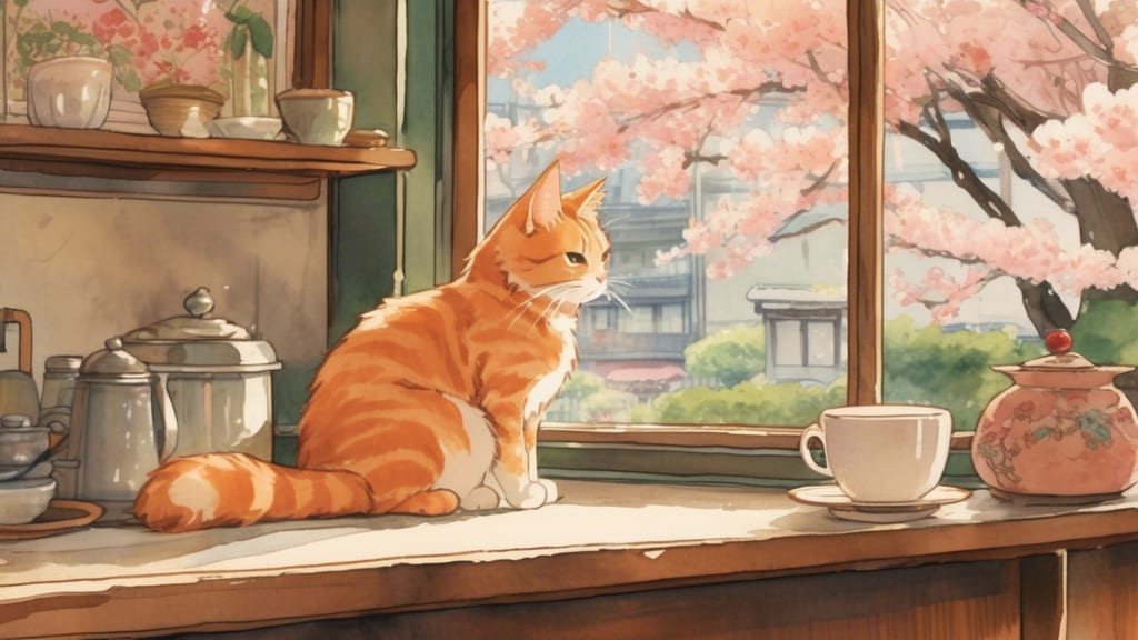 なごみの食べ処 ネコの隠れ家 - Cat Cafe Cafe in Kushiro, Japan