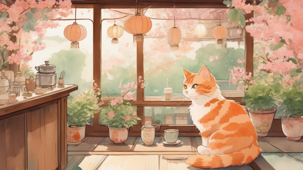 猫cafe - Cat Cafe Cafe in Hitachi, Japan