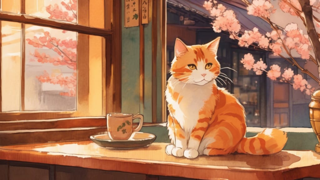 喫茶猫も杓子も - Cat Cafe Cafe in Takamatsu, Japan