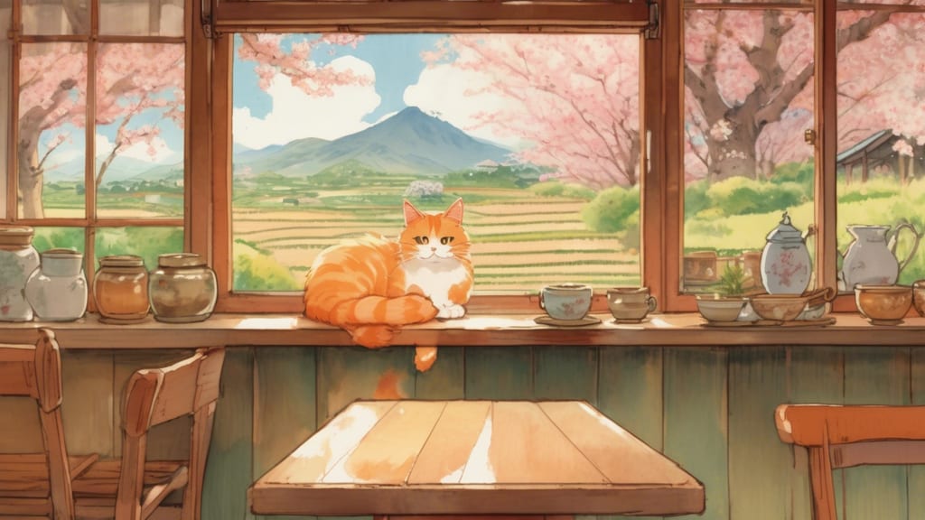 古民家保護猫カフェ 猫民家陽だまりの家 - Cat Cafe Cafe in Yamaguchinishi, Japan