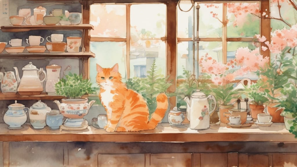 和みカフェはせがわ - Cat Cafe Cafe in Hatsukaichi, Japan