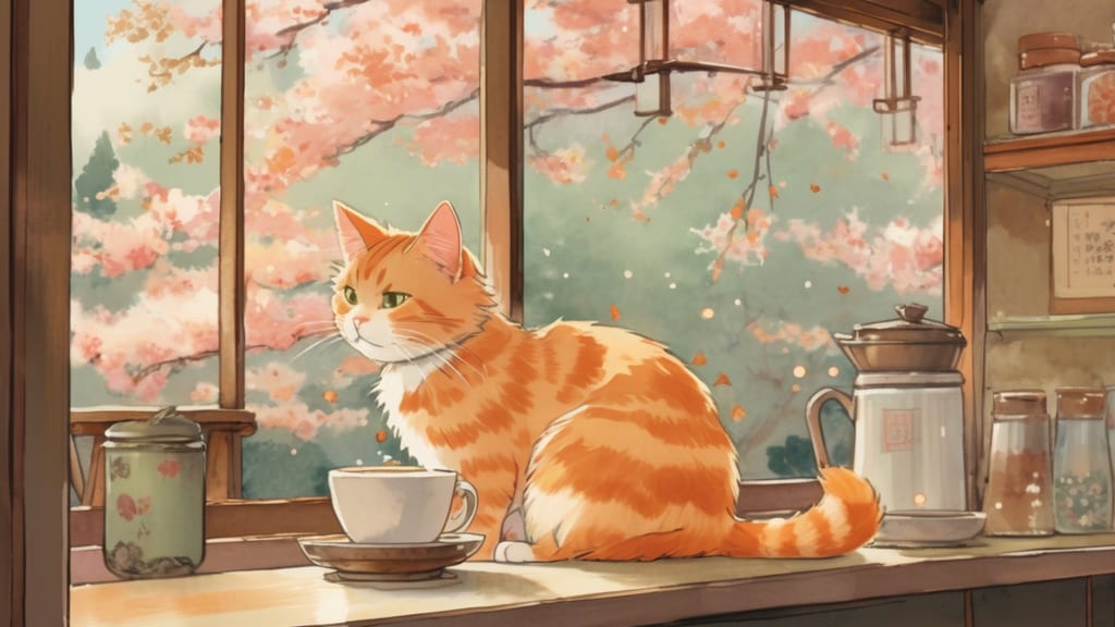 猫カフェ ねこる - Cat Cafe Cafe in Kurume, Japan