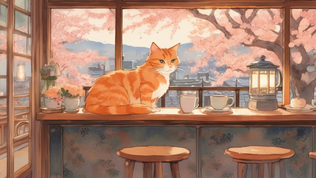The Cat Museum - Cat Cafe Cafe in Itō, Japan