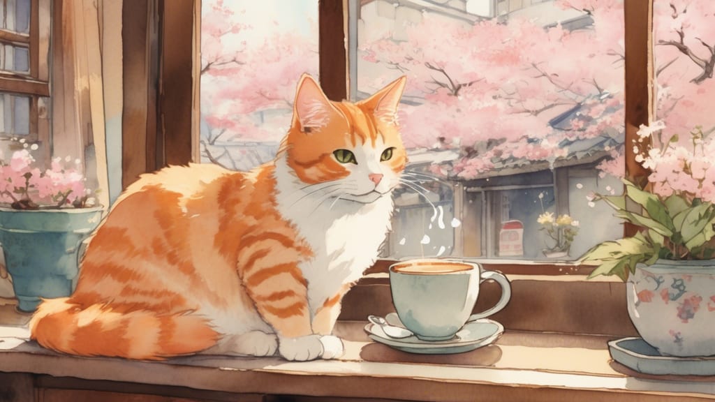 Catwings - Cat Cafe Cafe in Obihiro, Japan