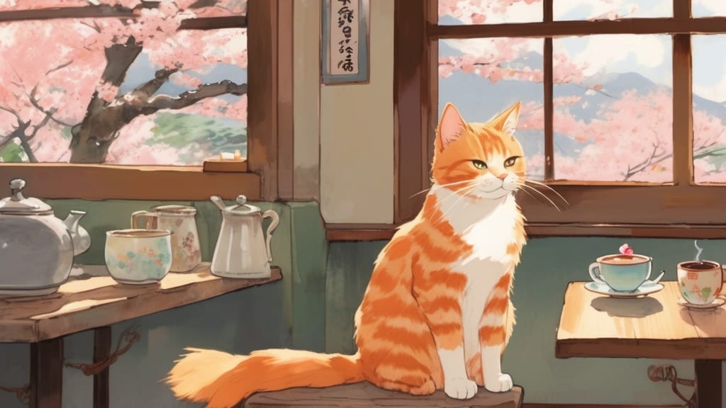 キャット&ローズ - Cat Cafe Cafe in Odawara, Japan