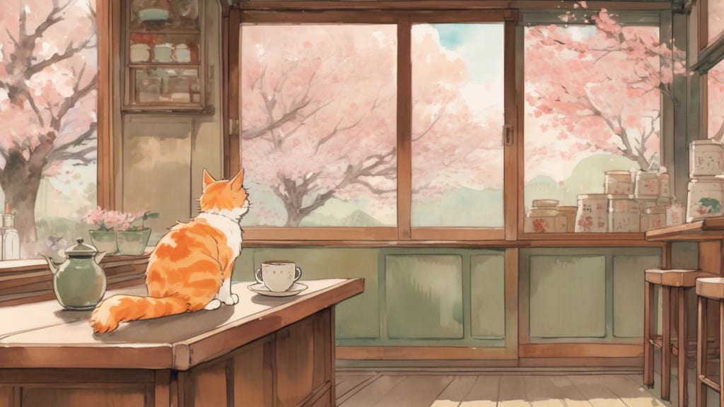 ねこ村 - Cat Cafe Cafe in Mine, Japan