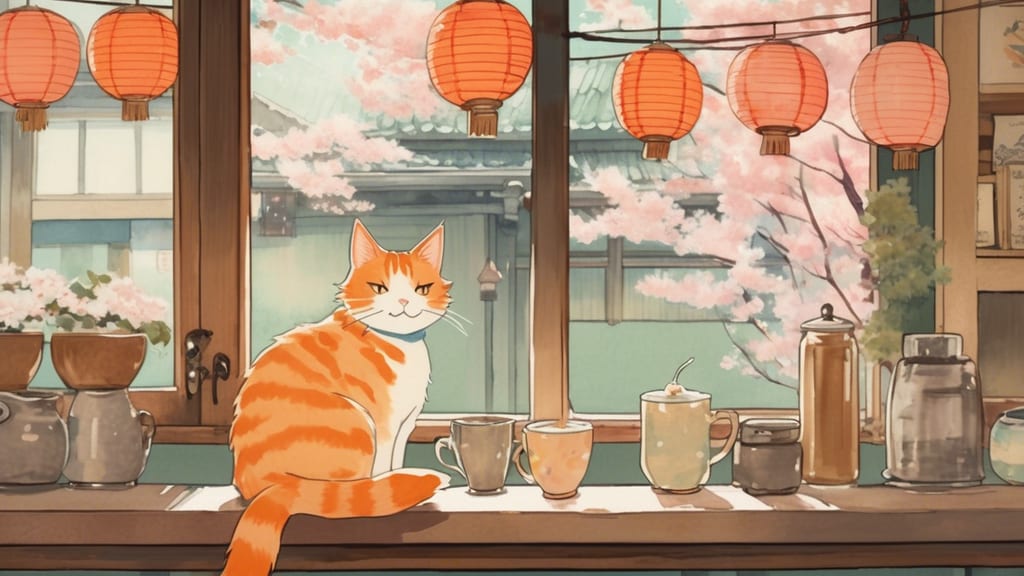coorikuya - Cat Cafe Cafe in Hamada, Japan