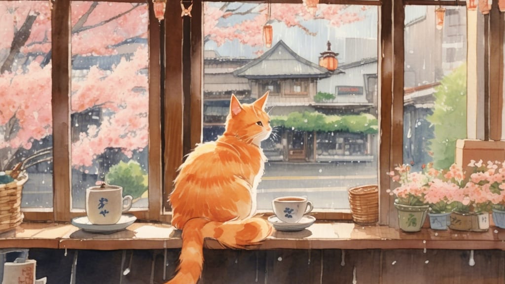 猫猫の森 - Cat Cafe Cafe in Matsue, Japan