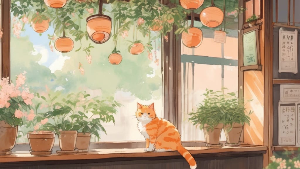NECON - Cat Cafe Cafe in Himeji, Japan