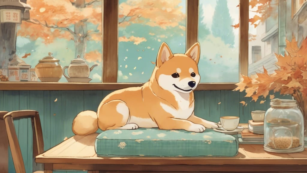 犬と暮らす小さなカフェ - Dog Cafe Cafe in Sado, Japan