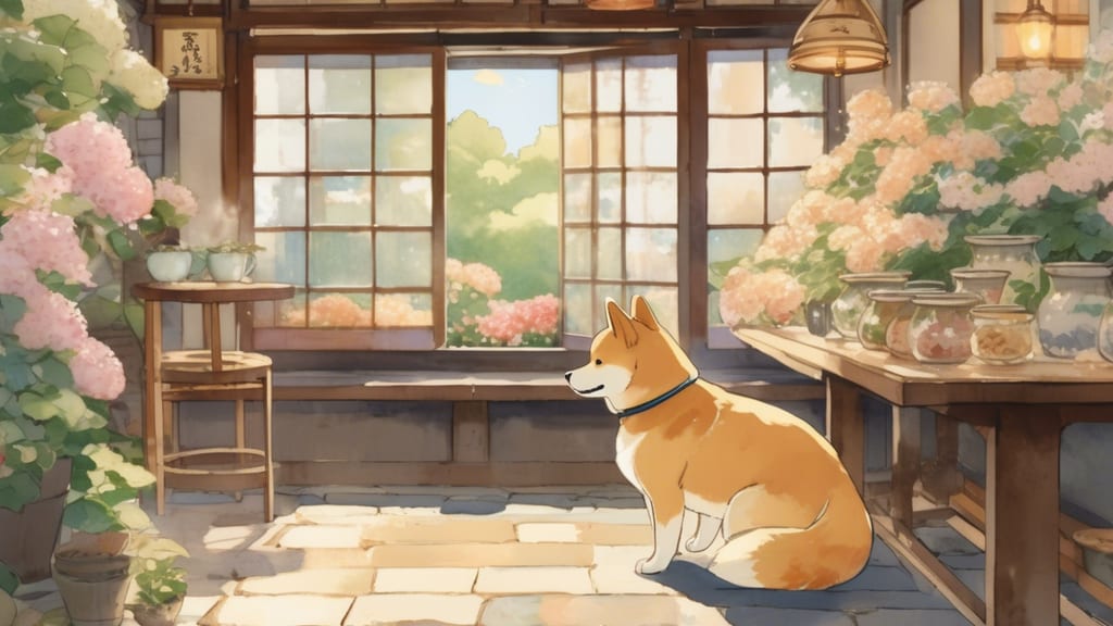 Michi no Tochu ico_ico - Dog Cafe Cafe in Yoshida District, Japan