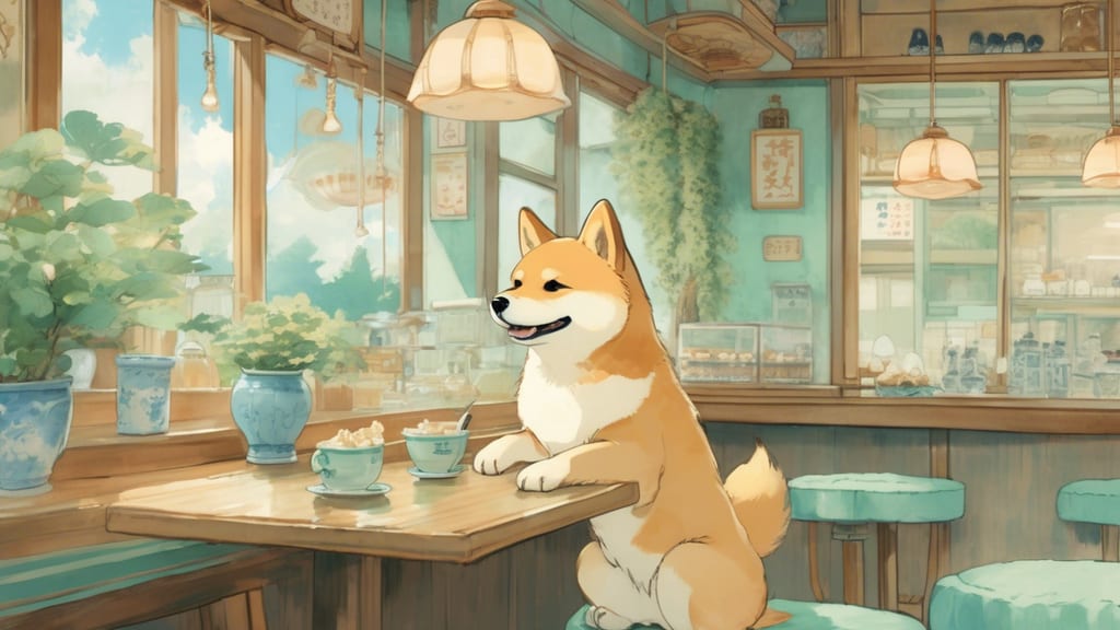 Luana - Dog Cafe Cafe in Mino, Japan