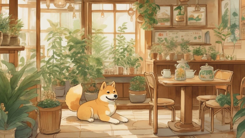 cafe 太宰府 草の家 - Dog Cafe Cafe in Dazaifu, Japan
