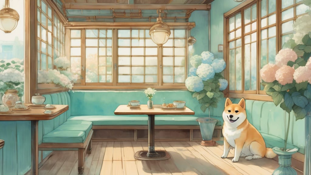 WOOF - Dog Cafe Cafe in Naka, Japan